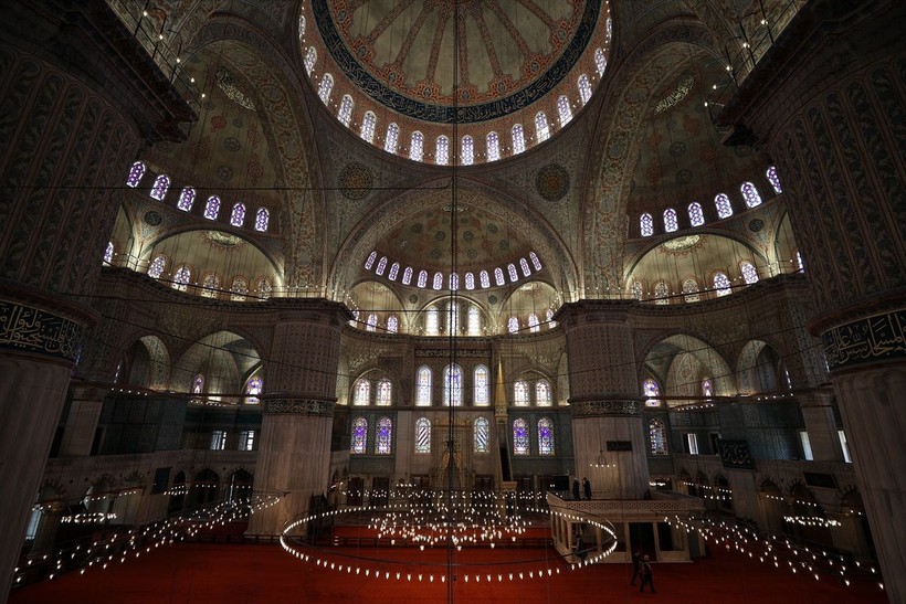 Restorasyonu tamamlanıp yeniden açılan Sultanahmet Camii'nden eşsiz görüntüler - Resim: 41