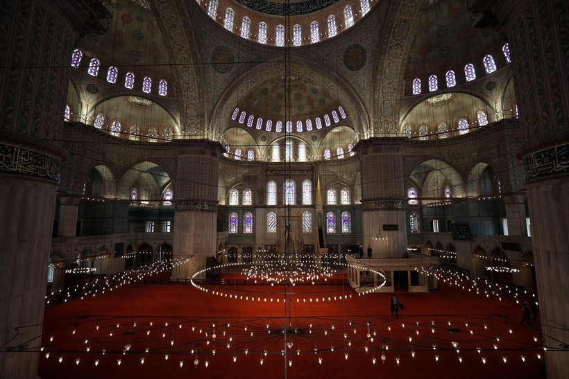 Restorasyonu tamamlanıp yeniden açılan Sultanahmet Camii'nden eşsiz görüntüler - Resim: 42