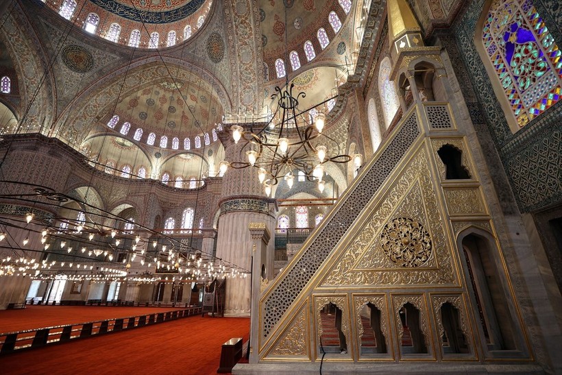 Restorasyonu tamamlanıp yeniden açılan Sultanahmet Camii'nden eşsiz görüntüler - Resim: 47