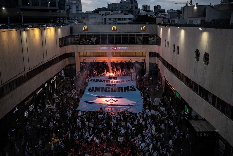 İsrail'de hükümet karşıtı protestolar ve sivil itaatsizlik eylemleri sürüyor - Resim: 1