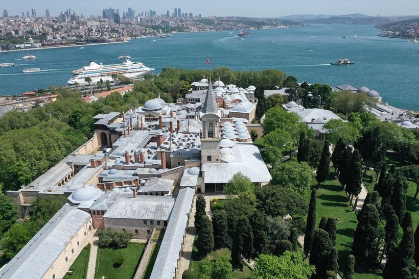 Fatih Sultan Mehmet tarafından inşa edilen Topkapı Sarayı dron ile görüntülendi - Resim: 2
