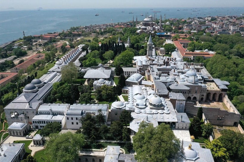 Fatih Sultan Mehmet tarafından inşa edilen Topkapı Sarayı dron ile görüntülendi - Resim: 3