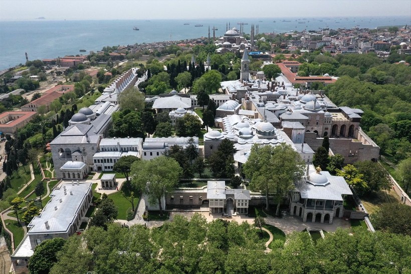 Fatih Sultan Mehmet tarafından inşa edilen Topkapı Sarayı dron ile görüntülendi - Resim: 9