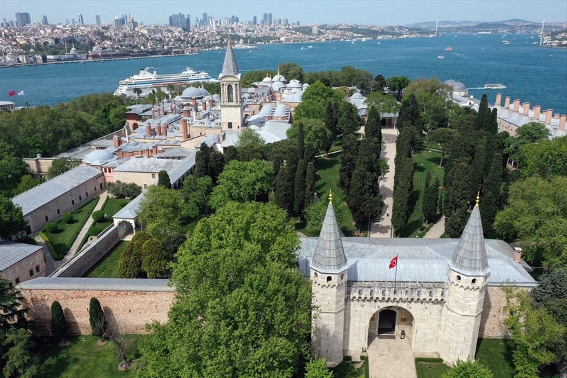 Fatih Sultan Mehmet tarafından inşa edilen Topkapı Sarayı dron ile görüntülendi - Resim: 10