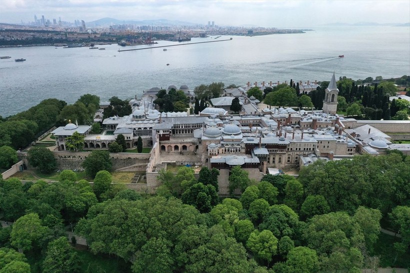 Fatih Sultan Mehmet tarafından inşa edilen Topkapı Sarayı dron ile görüntülendi - Resim: 12