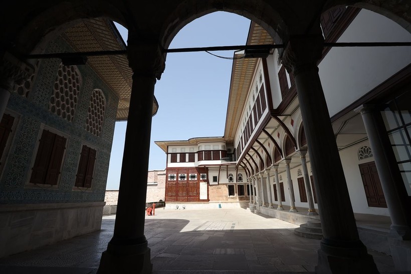Fatih Sultan Mehmet tarafından inşa edilen Topkapı Sarayı dron ile görüntülendi - Resim: 104