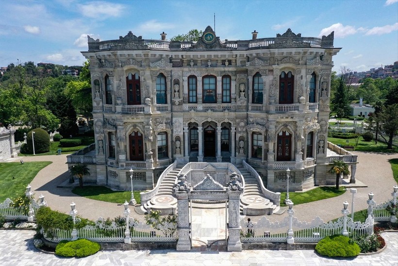 Küçüksu Kasrı'nı gezmek isteyenler bu haberde toplanıyor! Dron ile görüntülendi - Resim: 32