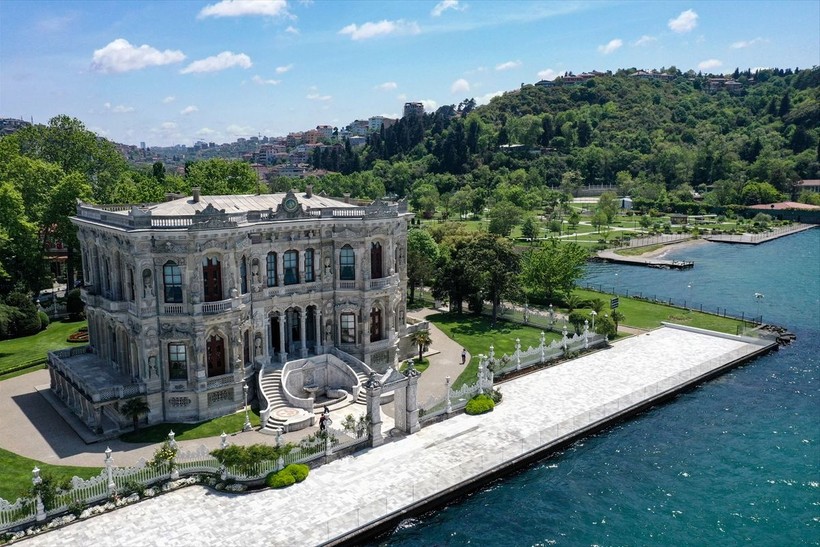 Küçüksu Kasrı'nı gezmek isteyenler bu haberde toplanıyor! Dron ile görüntülendi - Resim: 35