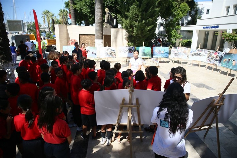 Bodrum'da deniz dibi temizliğinde 200 kilogram atık çıkarıldı! - Resim: 12