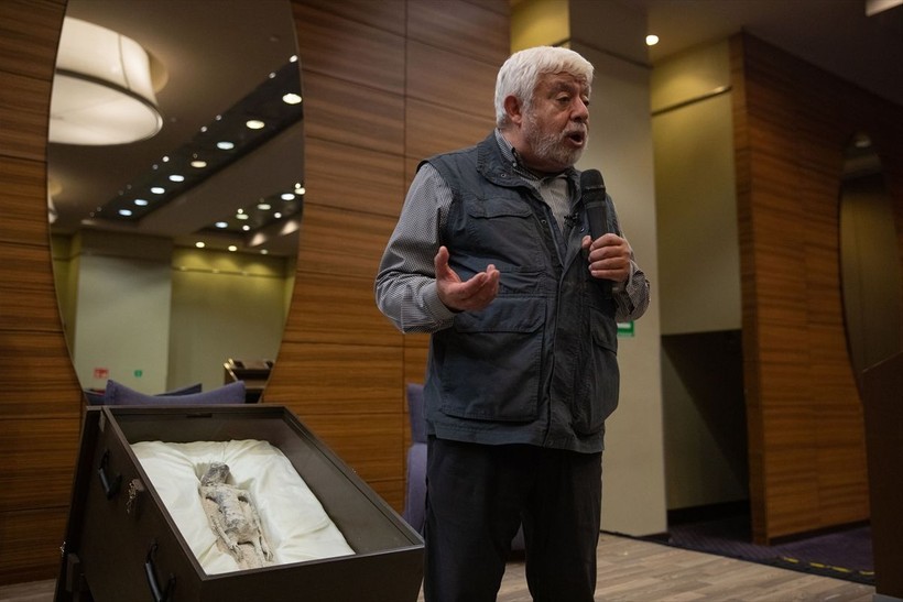 Meksika meclisinde sergilenen uzaylı fosillerine yalanlama geldi: DNA testi yapılmadı - Resim: 6