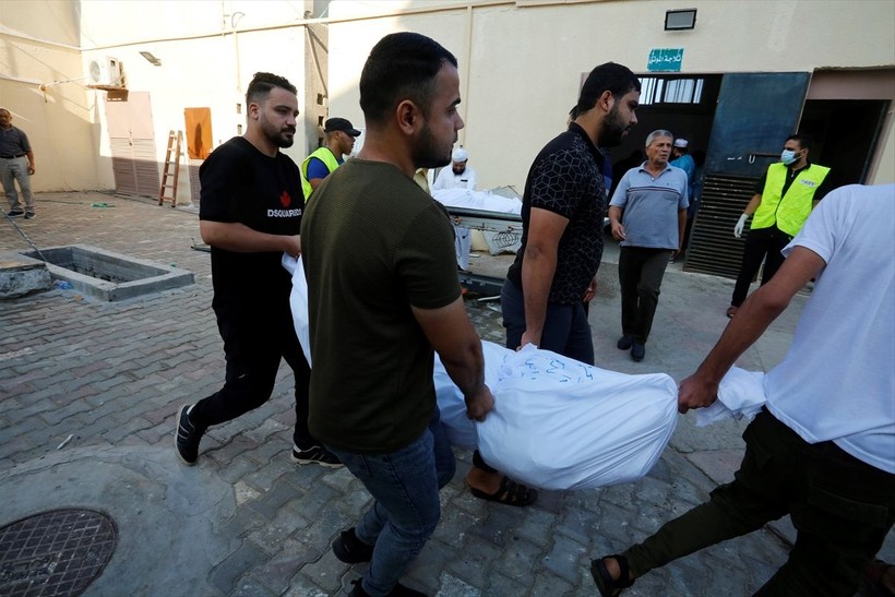 Gazze’de acı tablo! Morglar doldu cesetler dondurma dolaplarına konuluyor - Resim: 9