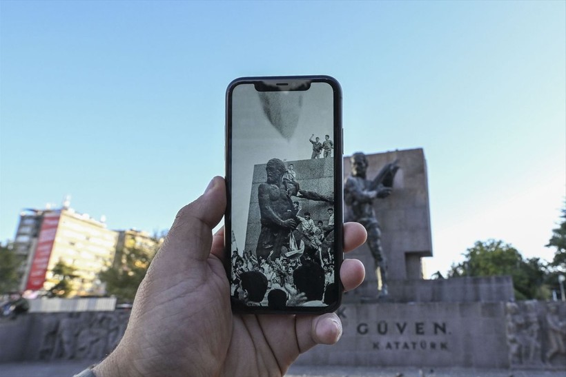 Cumhuriyet'in 100. yılına özel Başkent'in eski ve yeni hali... - Resim: 1
