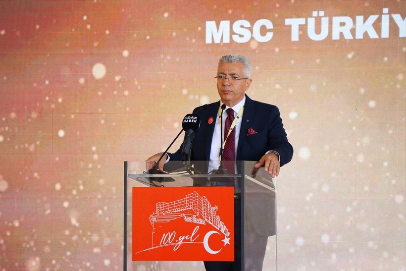 Dünyanın en büyük konteyner gemisi 'MSC Türkiye' Tekirdağ'da - Resim: 8