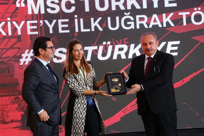 Dünyanın en büyük konteyner gemisi 'MSC Türkiye' Tekirdağ'da - Resim: 14