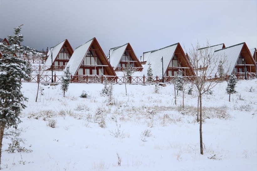 Başkent Ankara beyaz masalı yaşıyor! Yurt genelinden kar manzaraları ❄️☃️🧤 - Resim: 77