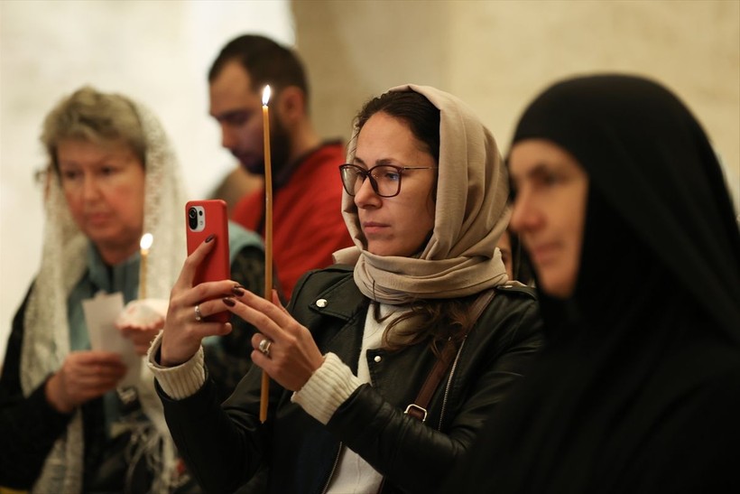 Antalya'da 'Noel Baba' için Kilise'de ayin düzenlendi - Resim: 2