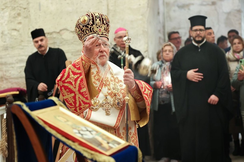 Antalya'da 'Noel Baba' için Kilise'de ayin düzenlendi - Resim: 19