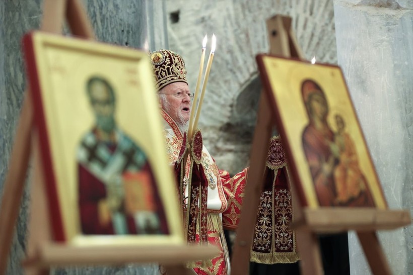 Antalya'da 'Noel Baba' için Kilise'de ayin düzenlendi - Resim: 20