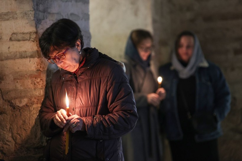 Antalya'da 'Noel Baba' için Kilise'de ayin düzenlendi - Resim: 21