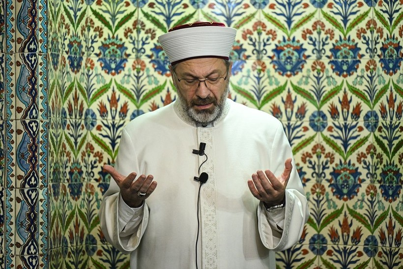 Diyanet İşleri Başkanı Ali Erbaş Hz. Yuşa Camii'nde 'Filistin'e dua' buluşmasına katıldı - Resim: 2