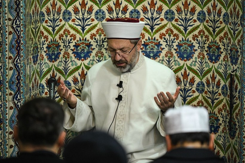 Diyanet İşleri Başkanı Ali Erbaş Hz. Yuşa Camii'nde 'Filistin'e dua' buluşmasına katıldı - Resim: 3