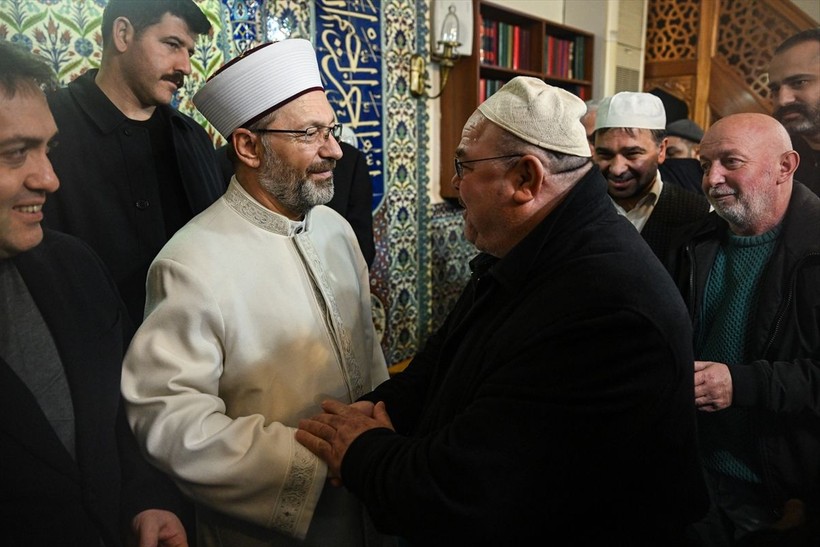 Diyanet İşleri Başkanı Ali Erbaş Hz. Yuşa Camii'nde 'Filistin'e dua' buluşmasına katıldı - Resim: 7