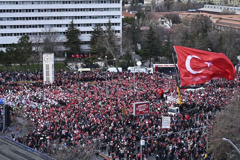 Başkentte "Büyük Gazze Yürüyüşü ve Mitingi"! Filistin'deki insanlık dramına dikkat çekiliyor - Resim: 28