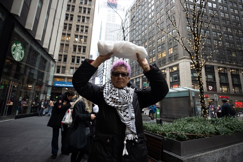 New York Gazze'de ölen binlerce bebek ve çocuk için sessiz yürüyüş yaptı - Resim: 53