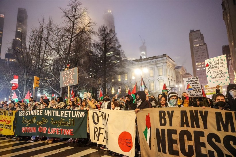 New York Gazze'de ölen binlerce bebek ve çocuk için sessiz yürüyüş yaptı - Resim: 28