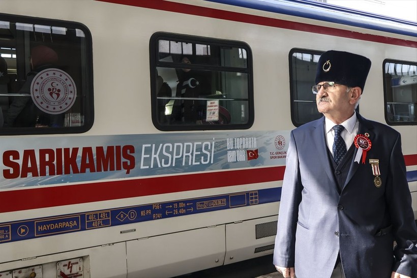 Sarıkamış Ekspresi Ankara Tren Garı'ndan hareket etti! Binlerce genç etkinliklere katılacak - Resim: 11