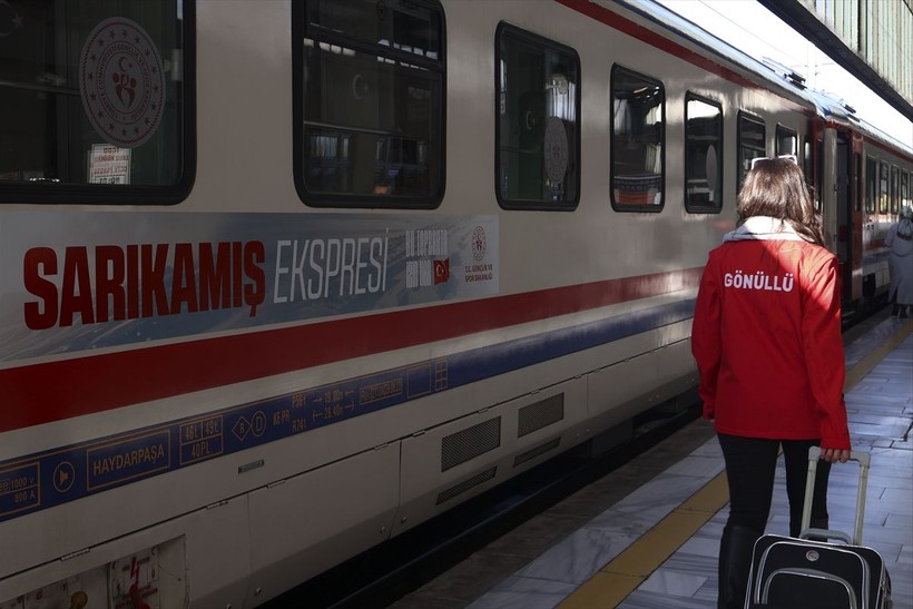 Sarıkamış Ekspresi Ankara Tren Garı'ndan hareket etti! Binlerce genç etkinliklere katılacak - Resim: 12