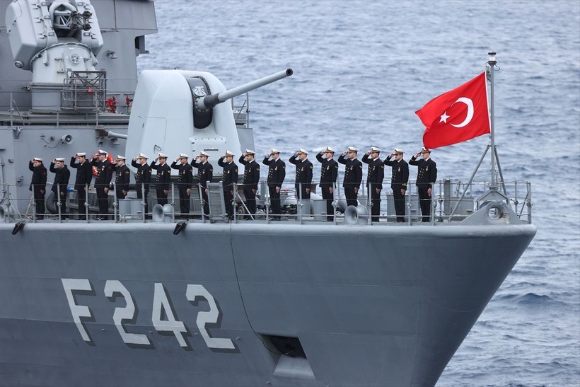 Deniz Kuvvetleri Komutanlığı tarafından Karadeniz, Ege Denizi ve Doğu Akdeniz'de Denizkurdu Tatbikatı basın safhası gerçekleştirildi - Resim: 6