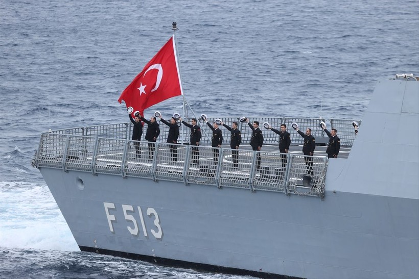 Deniz Kuvvetleri Komutanlığı tarafından Karadeniz, Ege Denizi ve Doğu Akdeniz'de Denizkurdu Tatbikatı basın safhası gerçekleştirildi - Resim: 10