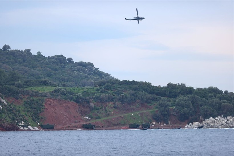 Deniz Kuvvetleri Komutanlığı tarafından Karadeniz, Ege Denizi ve Doğu Akdeniz'de Denizkurdu Tatbikatı basın safhası gerçekleştirildi - Resim: 74