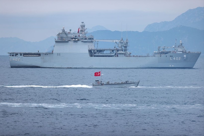 Deniz Kuvvetleri Komutanlığı tarafından Karadeniz, Ege Denizi ve Doğu Akdeniz'de Denizkurdu Tatbikatı basın safhası gerçekleştirildi - Resim: 89