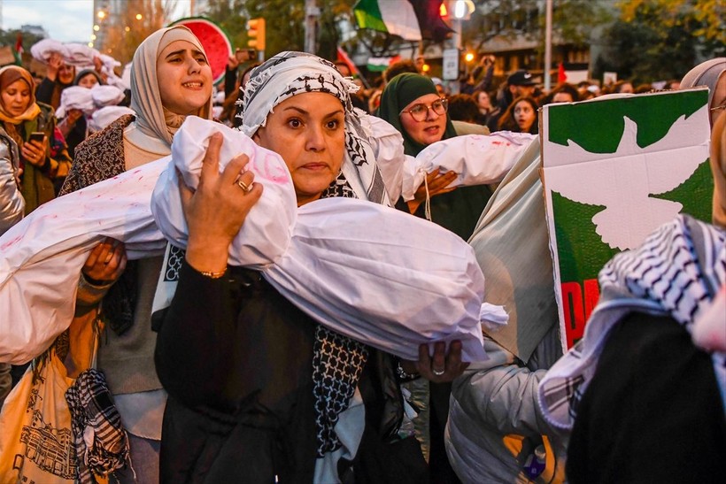 Avrupa Filistin için ayağa kalktı! Yüz binler tek nefes oldu: Soykıma hayır - Resim: 22
