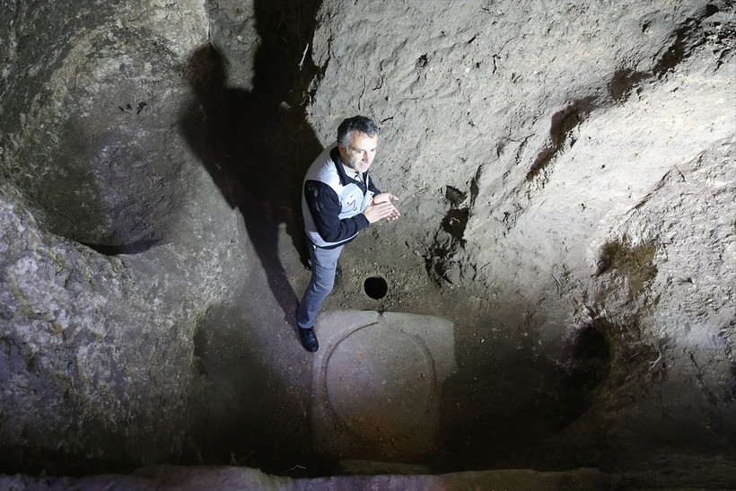 Konya'da tünellerle bağlı bir yer altı şehri keşfedildi - Resim: 8