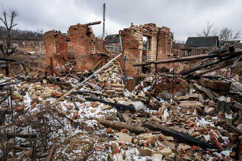 Ukrayna'nın Donetsk bölgesinde savaşın izleri - Resim: 5