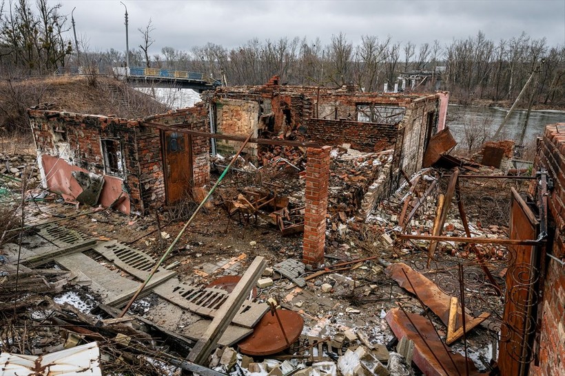 Ukrayna'nın Donetsk bölgesinde savaşın izleri - Resim: 6