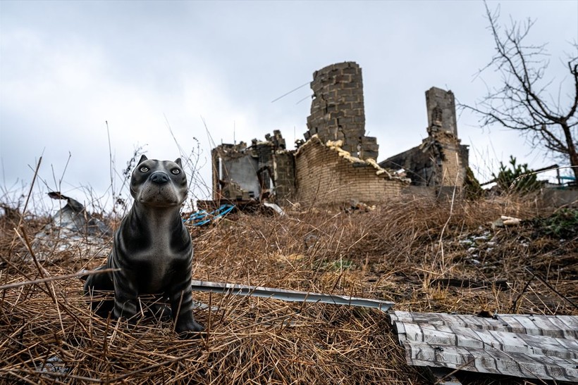 Ukrayna'nın Donetsk bölgesinde savaşın izleri - Resim: 7