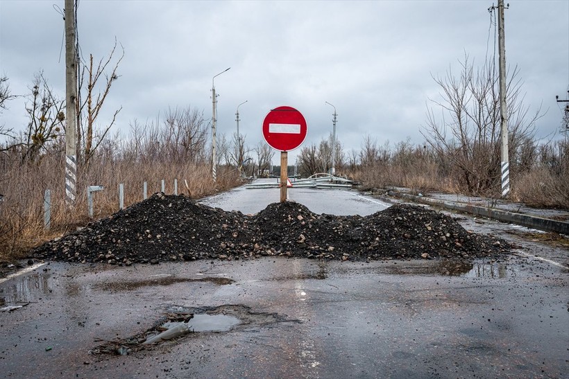 Ukrayna'nın Donetsk bölgesinde savaşın izleri - Resim: 18