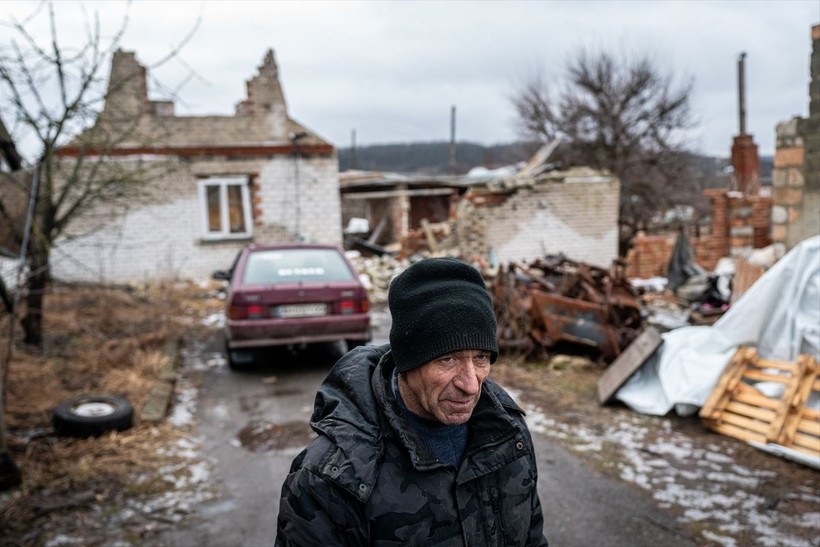 Ukrayna'nın Donetsk bölgesinde savaşın izleri - Resim: 19