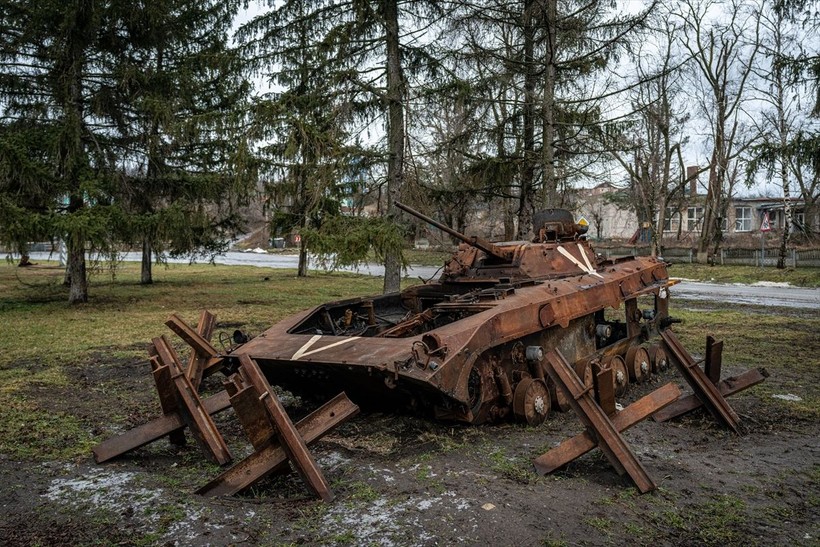 Ukrayna'nın Donetsk bölgesinde savaşın izleri - Resim: 28