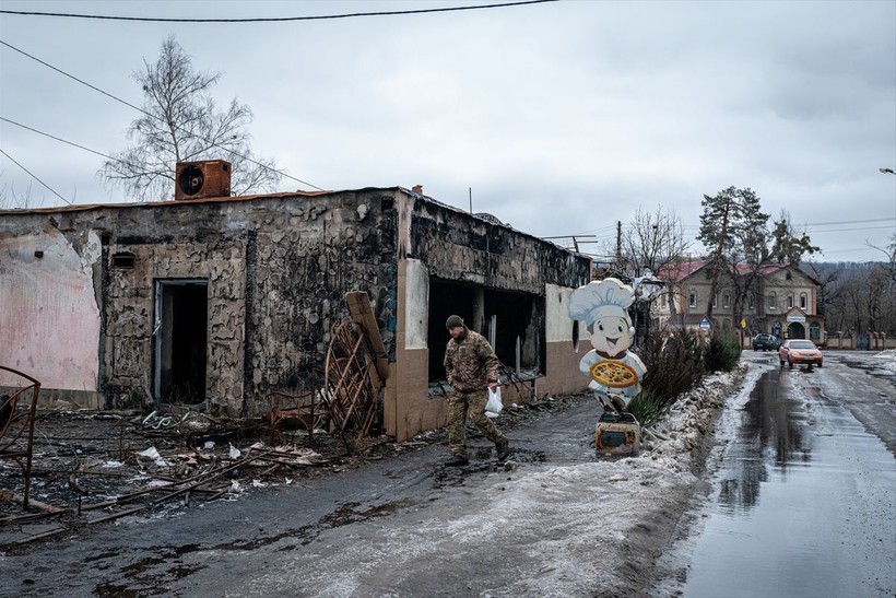 Ukrayna'nın Donetsk bölgesinde savaşın izleri - Resim: 33