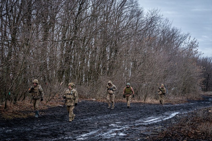Ukrayna ordusu Donetsk Oblastı'nda eğitimlerine devam ediyor - Resim: 1