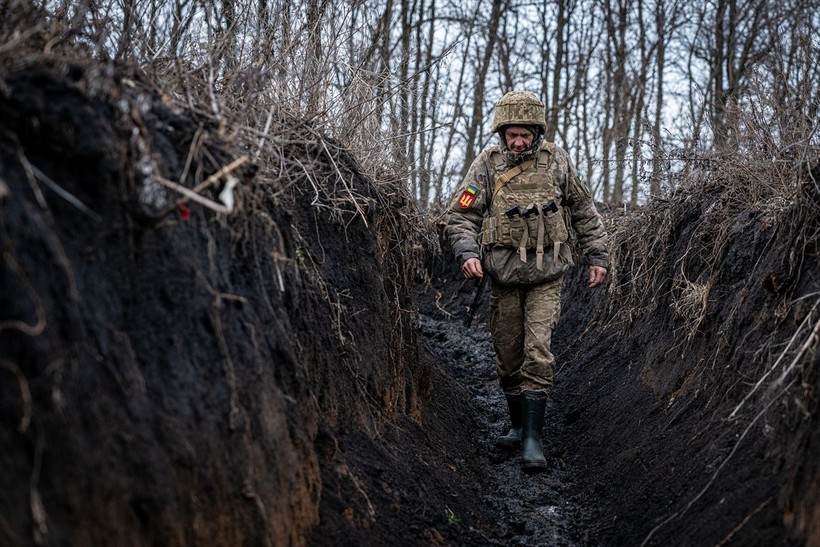 Ukrayna ordusu Donetsk Oblastı'nda eğitimlerine devam ediyor - Resim: 9