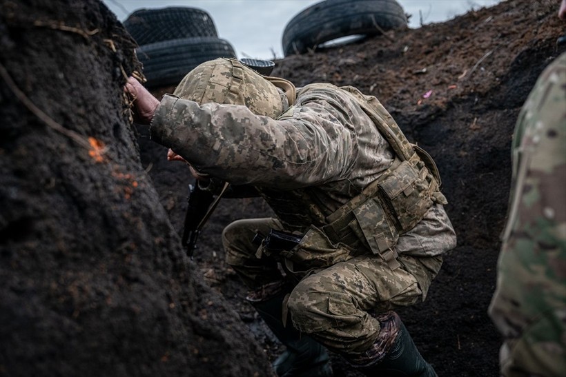 Ukrayna ordusu Donetsk Oblastı'nda eğitimlerine devam ediyor - Resim: 10