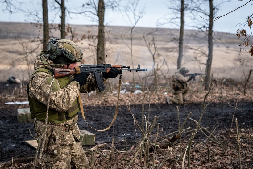 Ukrayna ordusu Donetsk Oblastı'nda eğitimlerine devam ediyor - Resim: 12