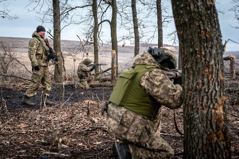 Ukrayna ordusu Donetsk Oblastı'nda eğitimlerine devam ediyor - Resim: 13