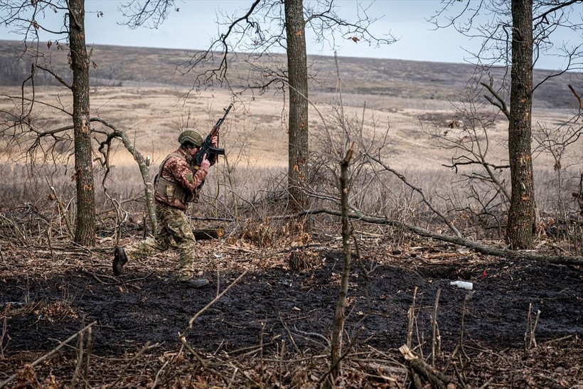 Ukrayna ordusu Donetsk Oblastı'nda eğitimlerine devam ediyor - Resim: 14
